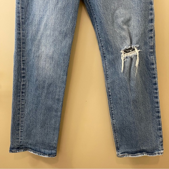 Levi's Ribcage Straight Jean size 27 in blue denim - Picture 4 of 15